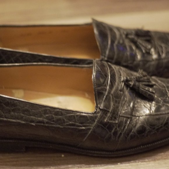 Avventura 10.5 Dark Brown Leather Crocodile Shoes main image 3